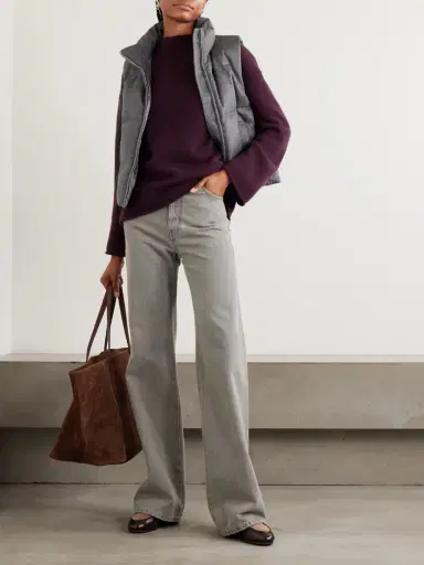 Max Mara Camoroso Quilted Padded Cashmere Down Gilet | Thumbnail 2 Max Mara Camoroso Quilted Padded Cashmere Down Gilet | Thumbnail 2