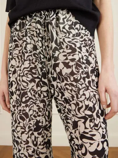 Dries Van Noten Printed Chiffon Straight-leg Pants | Thumbnail 5 Dries Van Noten Printed Chiffon Straight-leg Pants | Thumbnail 5