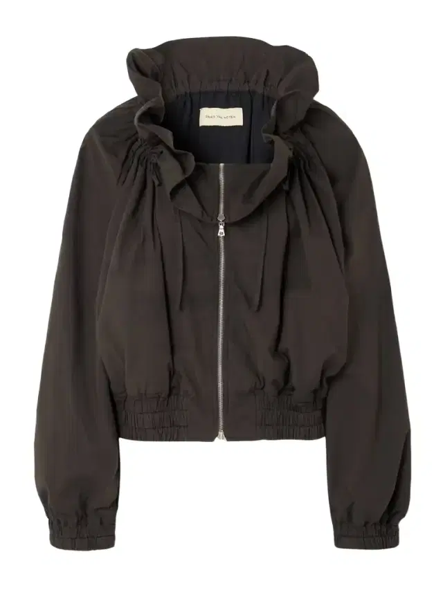 Ruffled Gathered Cotton-blend Jacket Ruffled Gathered Cotton-blend Jacket