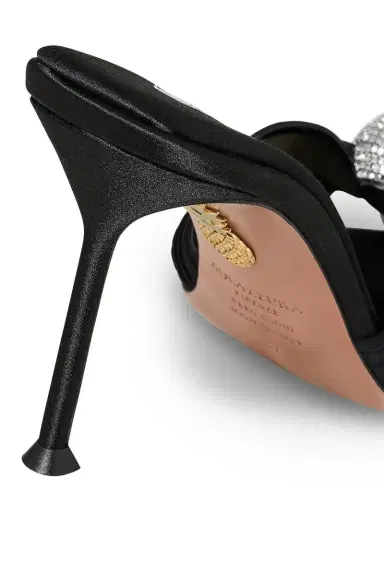 Aquazzura Mystery Mule 85 - Black | Thumbnail 6 Aquazzura Mystery Mule 85 - Black | Thumbnail 6