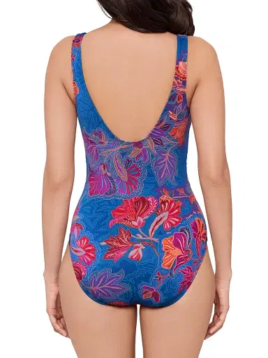 Miraclesuit Swim Women's Decoupage Swizzle Floral Swimsuit - Size 16 | Thumbnail 4 Miraclesuit Swim Women's Decoupage Swizzle Floral Swimsuit - Size 16 | Thumbnail 4