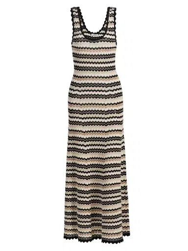 Ramy Brook Women's Livia Zigzag Knit Scoopneck Maxi Dress | Thumbnail 1 Ramy Brook Women's Livia Zigzag Knit Scoopneck Maxi Dress | Thumbnail 1