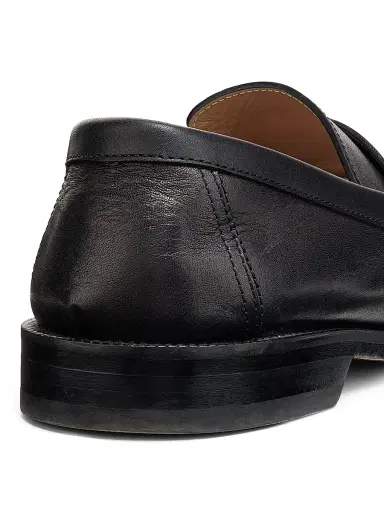 JW Anderson Men's Leather Penny Loafers - Black - Size 13 | Thumbnail 5 JW Anderson Men's Leather Penny Loafers - Black - Size 13 | Thumbnail 5