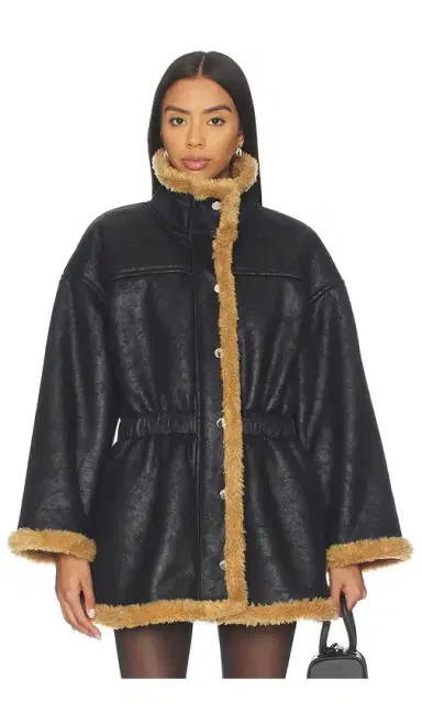 SIMONMILLER Yara Faux Shearling Jacket | Thumbnail 1 SIMONMILLER Yara Faux Shearling Jacket | Thumbnail 1