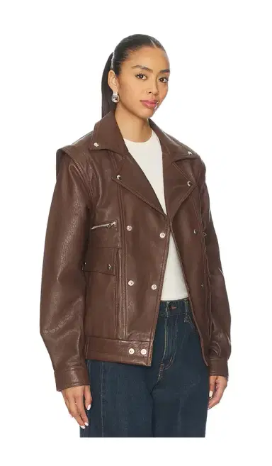Understated Leather Hybrid Motosport Jacket | Thumbnail 2 Understated Leather Hybrid Motosport Jacket | Thumbnail 2