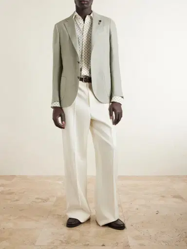 Lardini Linen Blazer - Men | Thumbnail 2 Lardini Linen Blazer - Men | Thumbnail 2