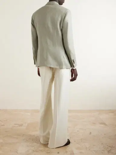Lardini Linen Blazer - Men | Thumbnail 4 Lardini Linen Blazer - Men | Thumbnail 4