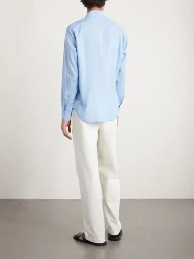 FEDELI Sean Cotton-Chambray Shirt - Men | Thumbnail 4 FEDELI Sean Cotton-Chambray Shirt - Men | Thumbnail 4