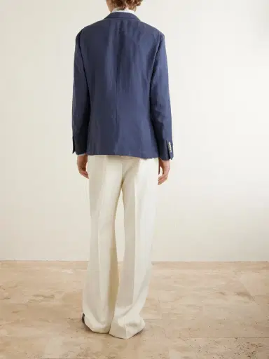 ELEVENTY Lyocell and Linen-Blend Suit Jacket - Men | Thumbnail 4 ELEVENTY Lyocell and Linen-Blend Suit Jacket - Men | Thumbnail 4