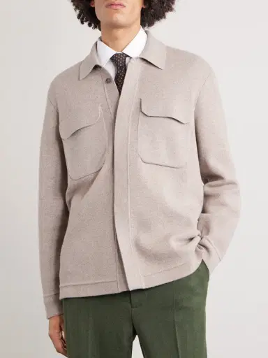 dunhill Cotton and Cashmere-Blend Overshirt - Men | Thumbnail 3 dunhill Cotton and Cashmere-Blend Overshirt - Men | Thumbnail 3