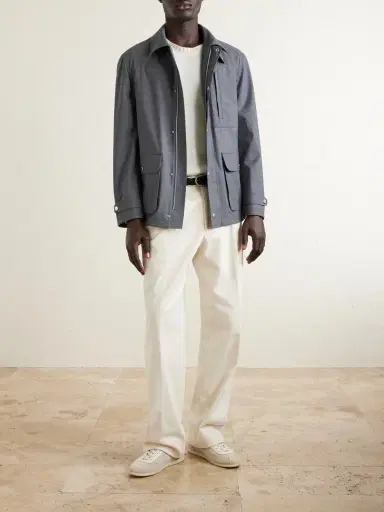 Brunello Cucinelli Virgin Wool Field Jacket - Men | Thumbnail 2 Brunello Cucinelli Virgin Wool Field Jacket - Men | Thumbnail 2