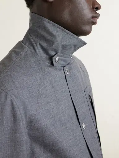 Brunello Cucinelli Virgin Wool Field Jacket - Men | Thumbnail 5 Brunello Cucinelli Virgin Wool Field Jacket - Men | Thumbnail 5