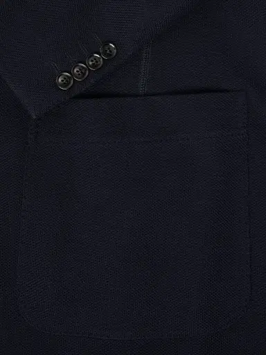 Zegna Wool and Cotton-Blend Piqué Blazer - Men | Thumbnail 5 Zegna Wool and Cotton-Blend Piqué Blazer - Men | Thumbnail 5