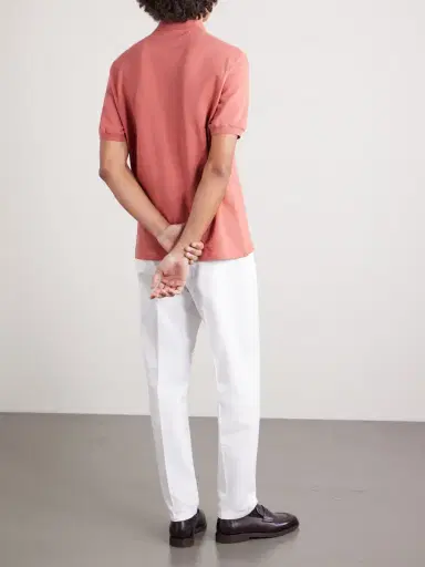 Brunello Cucinelli Slim-Fit Cotton-Piqué Polo Shirt - Men | Thumbnail 4 Brunello Cucinelli Slim-Fit Cotton-Piqué Polo Shirt - Men | Thumbnail 4