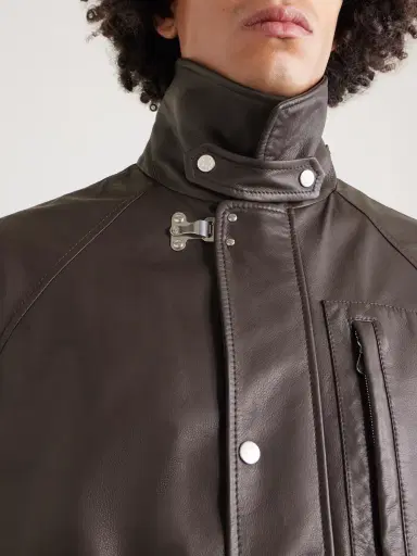 Brunello Cucinelli Leather Jacket - Men | Thumbnail 5 Brunello Cucinelli Leather Jacket - Men | Thumbnail 5