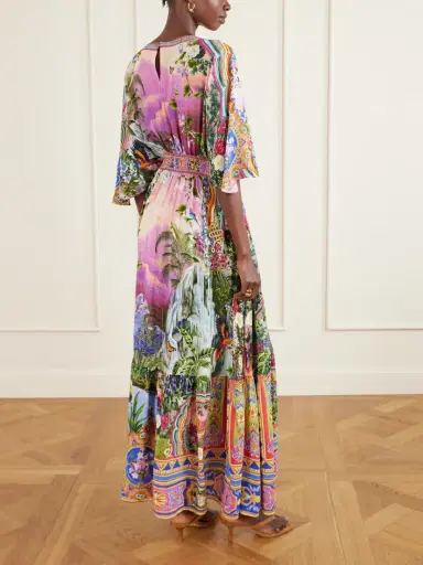 Camilla Crystal-embellished Printed Silk Crepe De Chine Maxi Dress | Thumbnail 4 Camilla Crystal-embellished Printed Silk Crepe De Chine Maxi Dress | Thumbnail 4