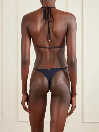 Kiki de Montparnasse Coeur Embellished Triangle Halterneck Bikini Top | Thumbnail 3 Kiki de Montparnasse Coeur Embellished Triangle Halterneck Bikini Top | Thumbnail 3