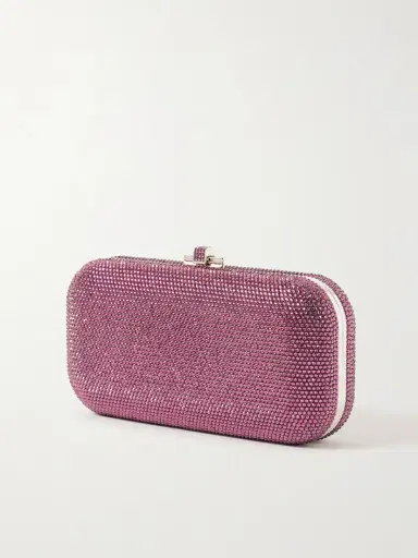 Judith Leiber Couture Long Slide Crystal-embellished Silver-tone Clutch | Thumbnail 4 Judith Leiber Couture Long Slide Crystal-embellished Silver-tone Clutch | Thumbnail 4