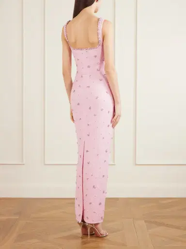 Clio Peppiatt Sophia Embellished Stretch-mesh Gown | Thumbnail 3 Clio Peppiatt Sophia Embellished Stretch-mesh Gown | Thumbnail 3