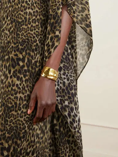 Nili Lotan Erica Leopard-print Silk Crepe De Chine Kaftan | Thumbnail 4 Nili Lotan Erica Leopard-print Silk Crepe De Chine Kaftan | Thumbnail 4