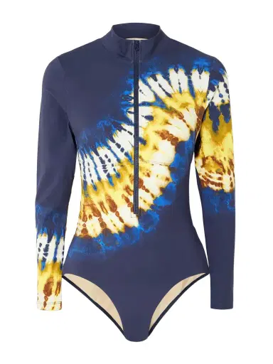 ALÉMAIS Martine Tie-dye Half-zip Swimsuit | Thumbnail 1 ALÉMAIS Martine Tie-dye Half-zip Swimsuit | Thumbnail 1