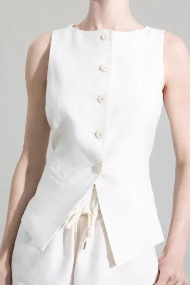 ELEVENTY Boat Neck Button Vest | Thumbnail 6 ELEVENTY Boat Neck Button Vest | Thumbnail 6