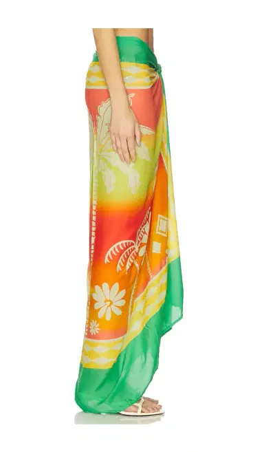 Maaji Tropical Landscape Isla Print Sarong | Thumbnail 2 Maaji Tropical Landscape Isla Print Sarong | Thumbnail 2