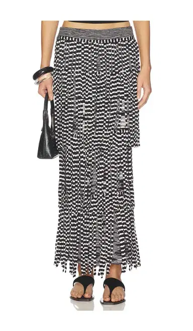 SIMONMILLER Za Za Knit Fringe Skirt | Thumbnail 1 SIMONMILLER Za Za Knit Fringe Skirt | Thumbnail 1