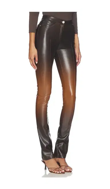 GCDS Zippers Faded Faux Leather Skinny Pant | Thumbnail 2 GCDS Zippers Faded Faux Leather Skinny Pant | Thumbnail 2
