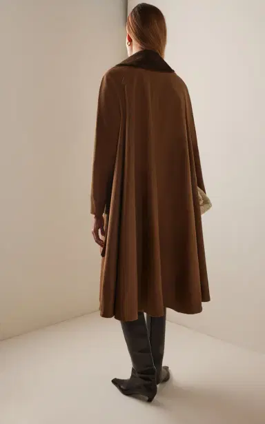 A.W.A.K.E. MODE Pocket-Detailed Flared Cotton Gabardine Trench Coat | Thumbnail 4 A.W.A.K.E. MODE Pocket-Detailed Flared Cotton Gabardine Trench Coat | Thumbnail 4