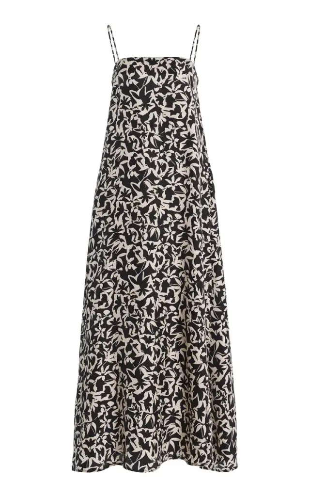 Melfi Flared Silk Maxi Dress Melfi Flared Silk Maxi Dress
