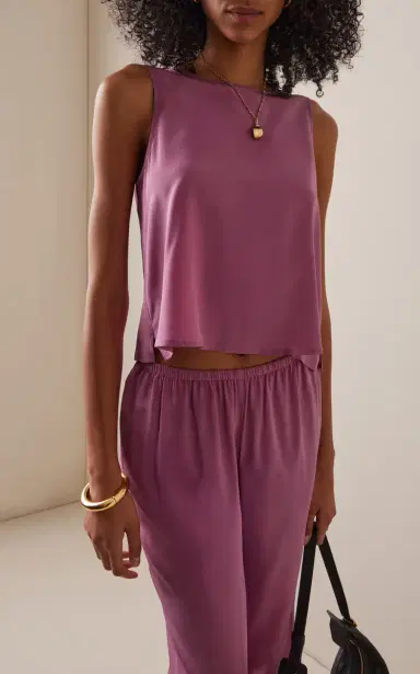 Asceno Sofia Silk Shell Top | Thumbnail 2 Asceno Sofia Silk Shell Top | Thumbnail 2