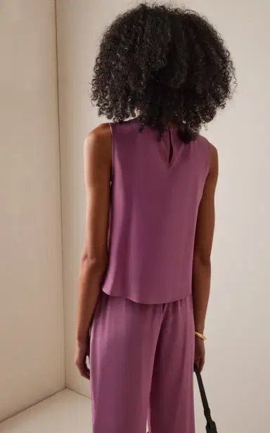Asceno Sofia Silk Shell Top | Thumbnail 4 Asceno Sofia Silk Shell Top | Thumbnail 4