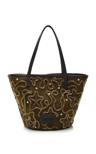 Staud Caro Embroidered Canvas Bucket Bag | Thumbnail 4 Staud Caro Embroidered Canvas Bucket Bag | Thumbnail 4
