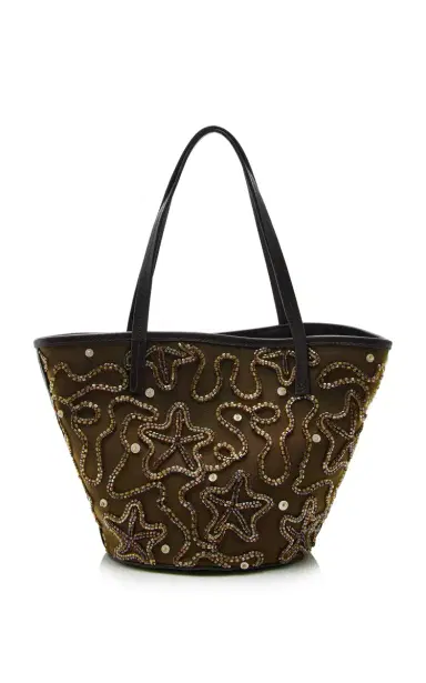 Staud Caro Embroidered Canvas Bucket Bag | Thumbnail 6 Staud Caro Embroidered Canvas Bucket Bag | Thumbnail 6