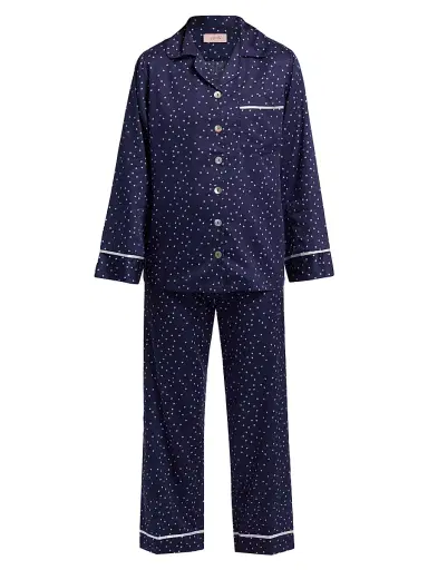 Papinelle Women's Stars Cotton Pajamas - Navy | Thumbnail 1 Papinelle Women's Stars Cotton Pajamas - Navy | Thumbnail 1