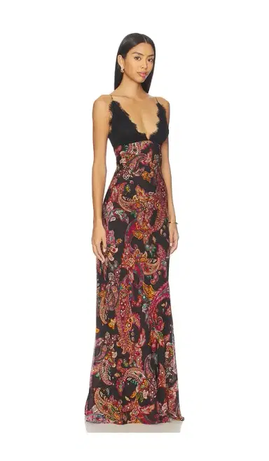 L'AGENCE Susanna Lace Slip Dress | Thumbnail 2 L'AGENCE Susanna Lace Slip Dress | Thumbnail 2