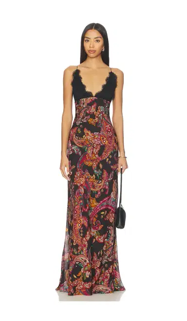 L'AGENCE Susanna Lace Slip Dress | Thumbnail 1 L'AGENCE Susanna Lace Slip Dress | Thumbnail 1