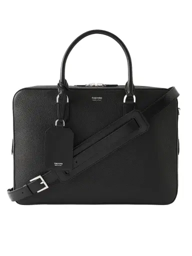 Tom Ford Elliot Full-Grain Leather Briefcase - Men | Thumbnail 1 Tom Ford Elliot Full-Grain Leather Briefcase - Men | Thumbnail 1