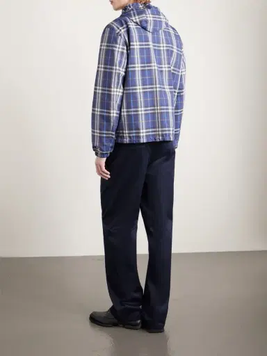 Burberry Hooded Checked Shell Jacket - Men | Thumbnail 4 Burberry Hooded Checked Shell Jacket - Men | Thumbnail 4