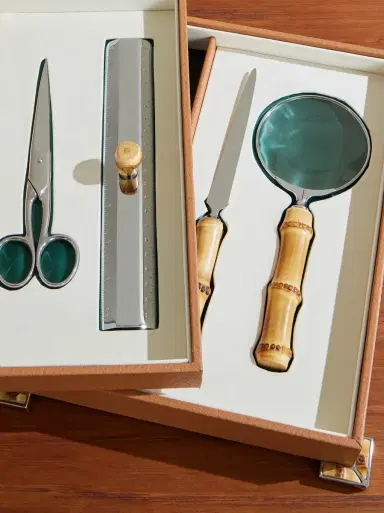 Lorenzi Milano Desk Set - Men | Thumbnail 4 Lorenzi Milano Desk Set - Men | Thumbnail 4