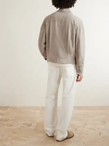 Brunello Cucinelli Suede Blouson Jacket - Men | Thumbnail 4 Brunello Cucinelli Suede Blouson Jacket - Men | Thumbnail 4