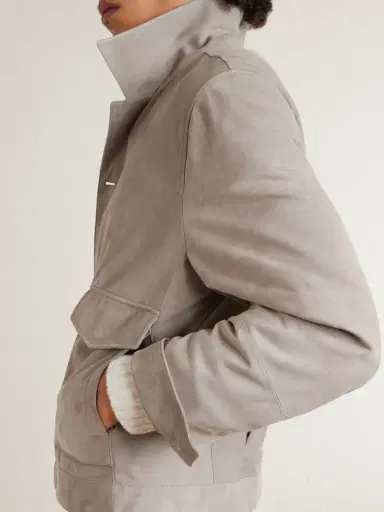 Brunello Cucinelli Suede Blouson Jacket - Men | Thumbnail 5 Brunello Cucinelli Suede Blouson Jacket - Men | Thumbnail 5