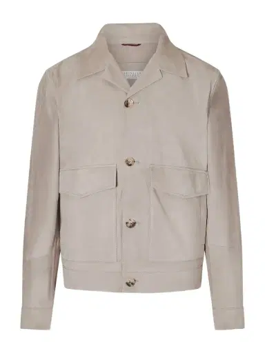 Brunello Cucinelli Suede Blouson Jacket - Men | Thumbnail 1 Brunello Cucinelli Suede Blouson Jacket - Men | Thumbnail 1