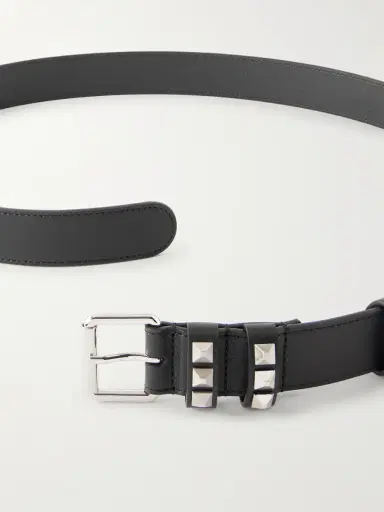 Valentino Garavani 3cm Rockstud Leather Belt - Men | Thumbnail 2 Valentino Garavani 3cm Rockstud Leather Belt - Men | Thumbnail 2