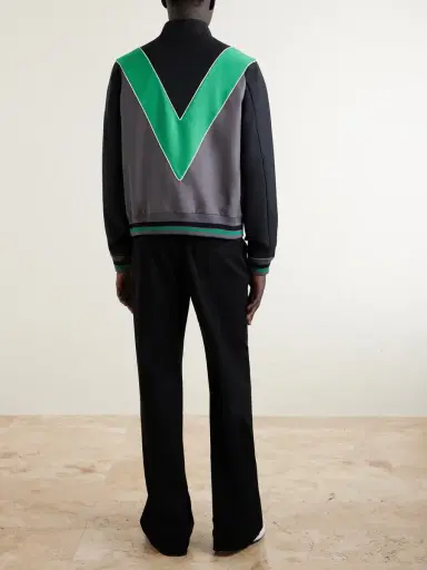 Valentino Garavani Logo-Appliquéd Jersey Track Jacket - Men | Thumbnail 4 Valentino Garavani Logo-Appliquéd Jersey Track Jacket - Men | Thumbnail 4
