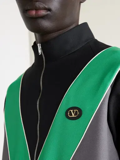 Valentino Garavani Logo-Appliquéd Jersey Track Jacket - Men | Thumbnail 5 Valentino Garavani Logo-Appliquéd Jersey Track Jacket - Men | Thumbnail 5