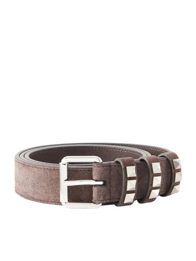 3cm Rockstud Suede Belt - Men 3cm Rockstud Suede Belt - Men