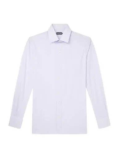 Tom Ford Prince of Wales Checked Cotton-Poplin Shirt - Men | Thumbnail 1 Tom Ford Prince of Wales Checked Cotton-Poplin Shirt - Men | Thumbnail 1