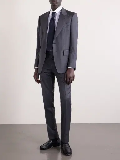 Tom Ford Striped Cotton-Poplin Shirt - Men | Thumbnail 2 Tom Ford Striped Cotton-Poplin Shirt - Men | Thumbnail 2